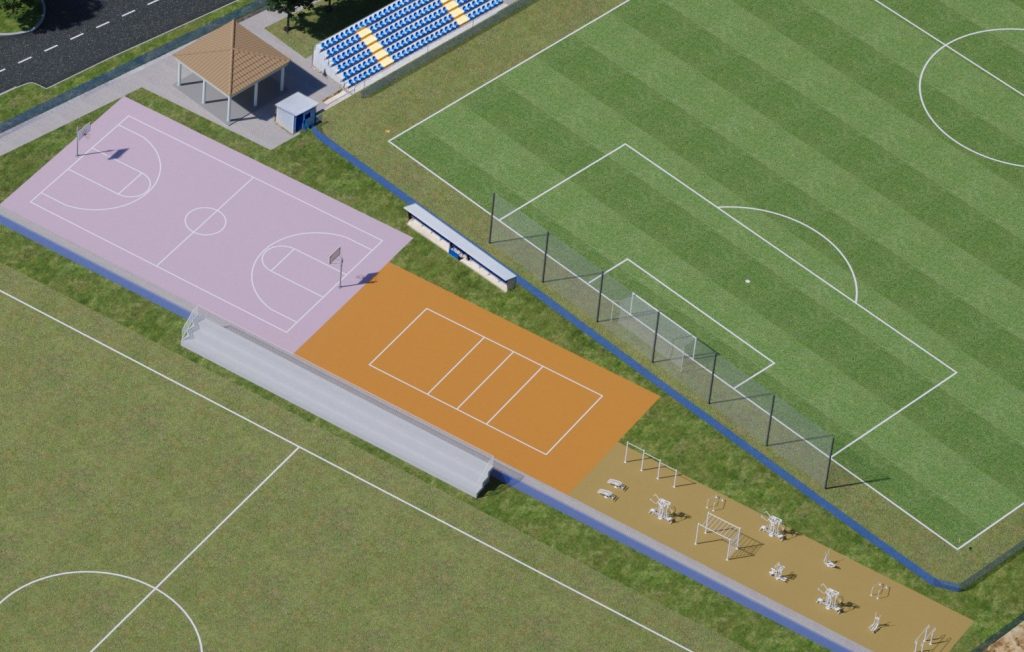 Novi projekt – izgradnja sportskih terena za košarku i odbojku