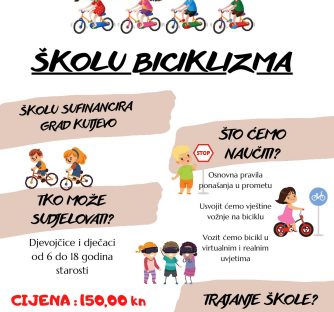 Grad Kutjevo i biciklistički klub “Luks Racing Team” organiziraju Školu biciklizma za osnovnoškolsku djecu
