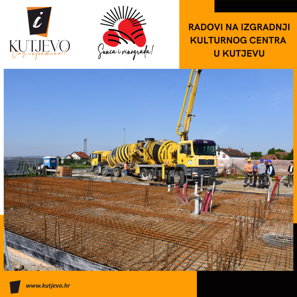 Radovi na izgradnji Kulturnog centra u Kutjevu