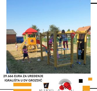 Gradu Kutjevu odobreno 29.666 eura za uređenje igrališta u dječjem vrtiću